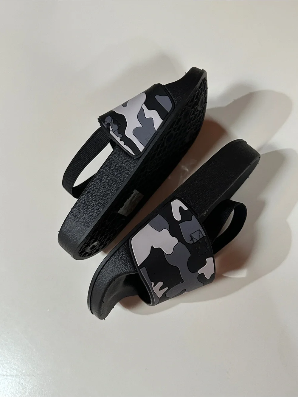 Steve Madden Kids' Camouflage Print Slide Sandals
